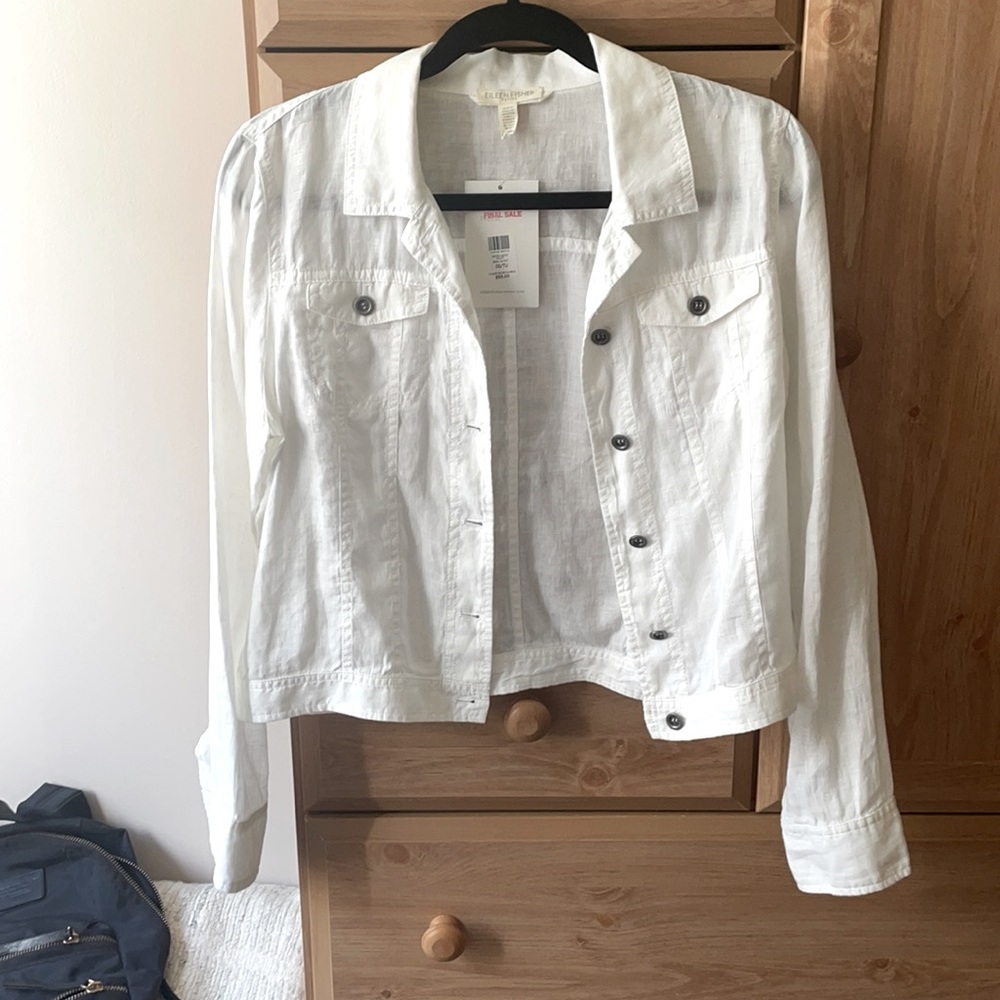 Organic Eileen Fisher Linen Jacket